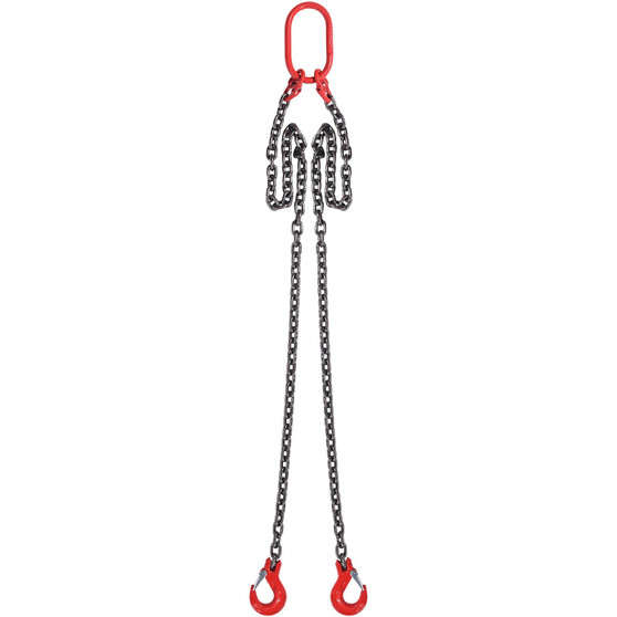 Chain Sling, 5/16 inch x 5 ft Lifting Chains with Hooks, G80 Engine Chain Hoist Lifts, 6600 lbs/3 T E415-DGDLHHMGFH1JITULLV0