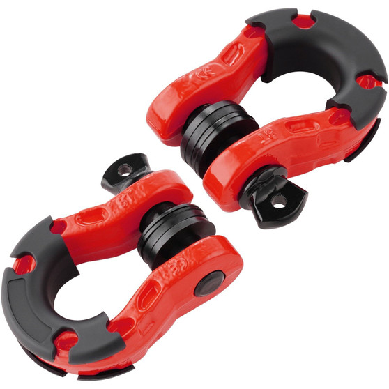 3/4" D-Ring Shackle, 2 Pack Alloy Steel Shackles 66139 lbs (30 Ton) Break Strength with 7/8" Screw  E415-JPXKLSHJG34YTN0H5V0