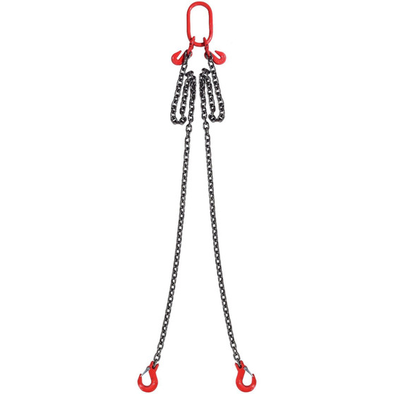 Chain Sling, 5/16 inch x 6 ft Lifting Chains with Hooks, G80 Engine Chain Hoist Lifts, 6600 lbs/3 T E415-DGDLHHMGFH1J576AYV0