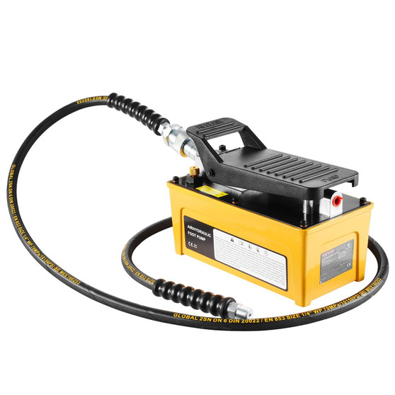 10,000PSI Air Hydraulic Pump, 0.42 Gal Reservoir, NPT 3/8 In Oil Outlet, NPT 1/4 In Inlet, Aluminum E415-CGKQB18MJTHSFZYLPV0