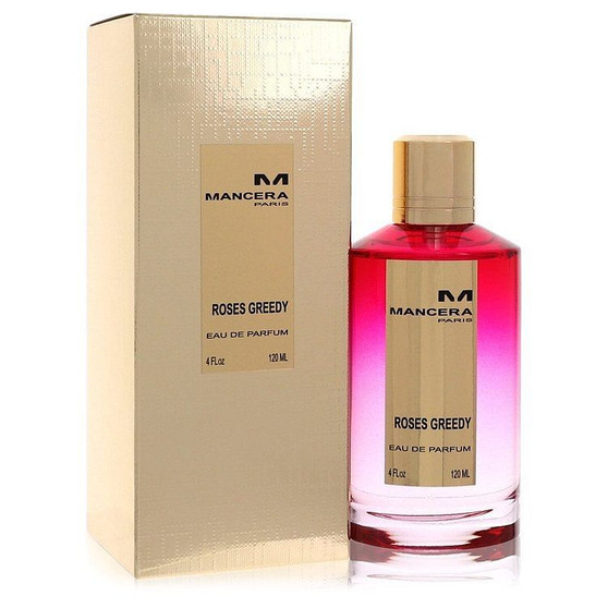 Mancera Roses Greedy by Mancera Eau De Parfum Spray (Unisex) 4 oz (Women) V728-536905