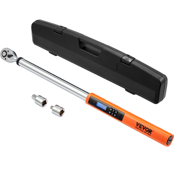 Digital Torque Wrench, 1/2" Drive Electronic Torque Wrench, Torque Wrench Kit 25-250ft.lb/34-340n.m E415-SXSNLBSSSZNSZ12X5V0