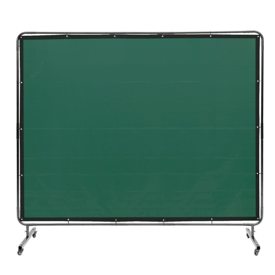 Welding Screen with Frame, 6' x 8' Welding Curtain Screen, Flame-Resistant Vinyl Welding Protection E415-DMSHJPF6X8YCRA6FOV0
