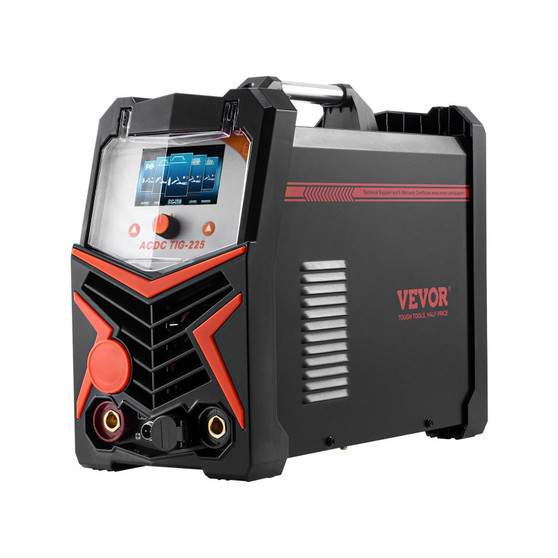 TIG Welder, 225A 6-In-1 Aluminum Welding Machine (Large LED Display)- AC TIG/DC TIG/AC Pulse TIG/DC E415-TIGHJ225AWHY3YV00V5