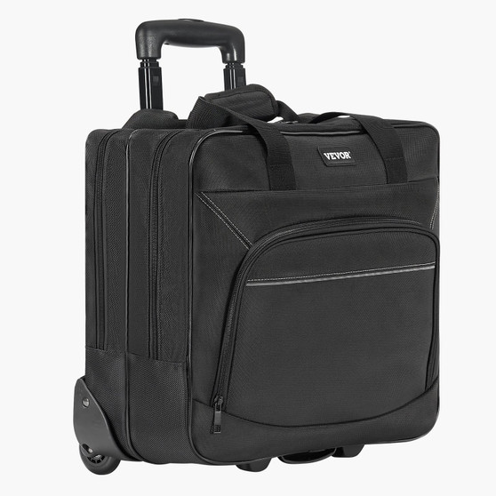Rolling Laptop Bag, Fits Up to 15.6 Inch Laptop, Wheeled Briefcase, Roller Computer Tote Bag with W E415-LGSTDNB156INBPC3WV0