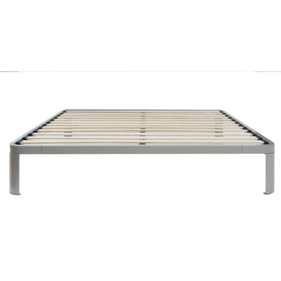 Queen size Luna Metal Platform Bed Frame with Wood Slats Q280-QLPB64864