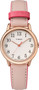Timex TW2R62800 Women's 30mm Easy Reader Pink Leather Strap Watch G818-TW2R62800
