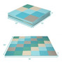 58 Inch Toddler Foam Play Mat Baby Folding Activity Floor Mat-Light Blue - Color: Light Blue D681-SP37335LB