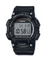 Casio Men's 'Super Illuminator' Quartz Resin Casual Watch, Color:Black (Model: W-736H-1AVCF) G818-W736H-1AV