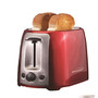 Brentwood 2 Slice Cool Touch Toaster in Red and Stainless Steel D970-TS-292R