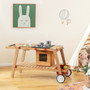 Wooden Play Cart with Sun Proof Umbrella for Toddlers Over 3 Years Old-Brown B593-TP10105color