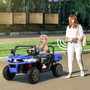 24V Ride On Kids Car with Dump Bed and Remote Control-Navy - Color: Navy D681-TQ10212US-NY