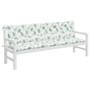  Garden Bench Cushion Set of 2 Leaf Pattern 100% Polyester A949-361750