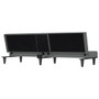  Sofa Bed Dark Grey Polyester, Plywood, Foam, Plastic Medium A949-351864