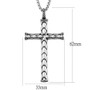 TK1993 - High polished (no plating) Stainless Steel Necklace with No Stone A874-TK1993