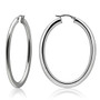 TK423 - High polished (no plating) Stainless Steel Earrings with No Stone A874-TK423
