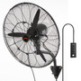 Wall-Mount Misting Fan, 24 Inch, 3-speed High Velocity Max. 7000 CFM, Waterproof Oscillating Indust E415-GYBGSFSYCSS24BCVOV1