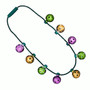 Mardi Gras LED Shine Through Party Disco Balls Necklace A706-A200