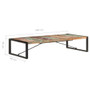 Coffee Table Multicolour Reclaimed Wood Large Durable A949-321589