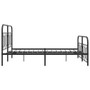 Bed Frame Black Steel Full Bed Frame Rectangular Modern A949-377137