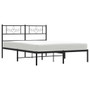 Bed Frame Black Steel Full Bed Frame Rectangular Traditional A949-355266
