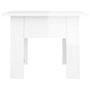 Coffee Table High gloss white Engineered wood Medium A949-810241