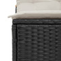 Garden Sofa Black PE rattan Standard Modular Garden Sofa A949-365832
