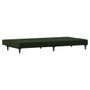Sofa Bed Dark green Velvet (100% polyester), wood, plastic A949-375734