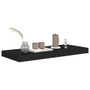 Wall Shelf Set of 2 Black Honeycomb MDF, metal Medium A949-323833