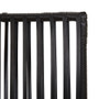 Room Divider 6 Panels Black Poly Rattan A949-365400