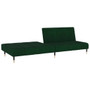 Sofa Bed Dark Green Velvet, Wood, Metal Standard A949-375876
