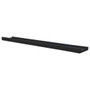 Frame Ledge Shelf Set of 2 Black MDF 31.5 in Wall mounting A949-323933