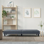  Sofa Bed Dark Grey Velvet, Plywood, Plastic, Foam Standard A949-351921