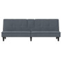  Sofa Bed Dark Grey Velvet, Plywood, Plastic, Foam Standard A949-351921