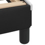 Bed Frame Black and White Faux leather Queen Modern Bed Frame A949-3207679