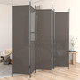 5-Panel Room Divider Anthracite 98.4"x86.6" Fabric A949-350204