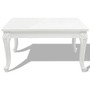 High Gloss Coffee Table High gloss white MDF and Plastic 31.5 in A949-243379