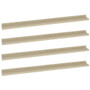 Wall Shelf Set of 4 Sonoma Oak MDF 39.4x3.5x1.2 in A949-326687