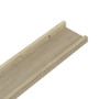 Wall Shelf Set of 4 Sonoma Oak MDF 39.4x3.5x1.2 in A949-326687