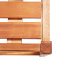 Bar Chair Set of 2 Natural wood Solid Acacia wood Standard