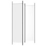 3-Panel Room Divider White 59.1"x78.7" Fabric A949-350178