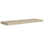 Wall Shelf Set of 4 Oak Honeycomb MDF, metal 35.4 x 9.3 x 1.5 in A949-323882