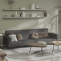 Sofa Bed Dark Grey Velvet (100% polyester), wood, foam, plastic A949-375938