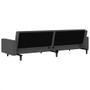 Sofa Bed Dark Grey Velvet (100% polyester), wood, foam, plastic A949-375938