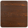 Bistro Table Dark brown and black MDF Medium Simplistic A949-286434