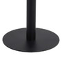 Bistro Table Dark brown and black MDF Medium Simplistic A949-286434