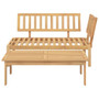  Pallet Sofa Set Natural Wood Solid Acacia Wood 52.4x36.2x27.2 in A949-365853