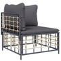 Garden Lounge Set Set of 9 Anthracite A949-3186811