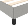  Bed Frame Light grey Polyester fabric, plywood, engineered wood A949-347098