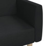 Sofa Bed Black Fabric (100% polyester), wood, foam Medium A949-375786